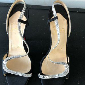 Christian Louboutin Crystal Heel Pump Size 36